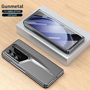 Samsung Z Fold Protective Case in gunmetal for Galaxy Z Fold5, showcasing sleek design and premium protection.