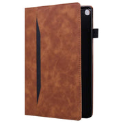 Leather iPad Case – Business Folio Protective Cover for iPad Pro, elegant brown leather design.