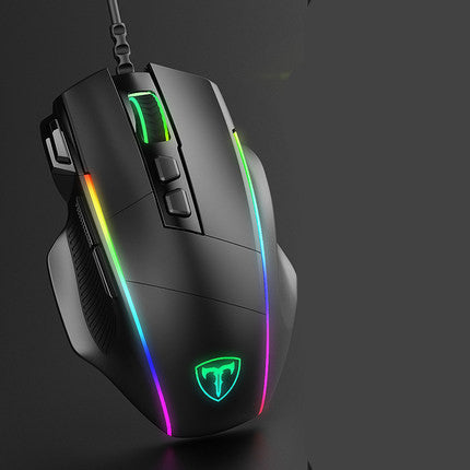 Ratón mecánico para juegos con cable programable personalizado