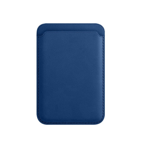 Cartera magnética de cuero de lujo con tarjetero Magsafe