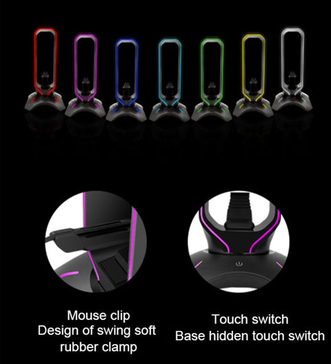 Soporte para auriculares para juegos