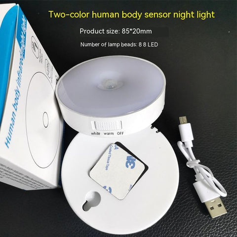 Nueva luz nocturna LED con detección de movimiento y carga USB