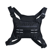 Bolsa de pecho ajustable y transpirable para teléfono.
