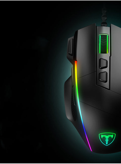 Ratón mecánico para juegos con cable programable personalizado