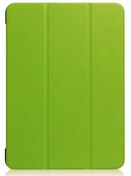 Leather iPad Case – Premium Solid Color Protective Cover, featuring a vibrant green exterior for stylish device protection.