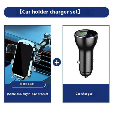 Soporte de teléfono para coche con ventosa retráctil