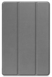 Leather iPad Case – Premium Solid Color Protective Cover in grey, stylish and durable for iPad protection