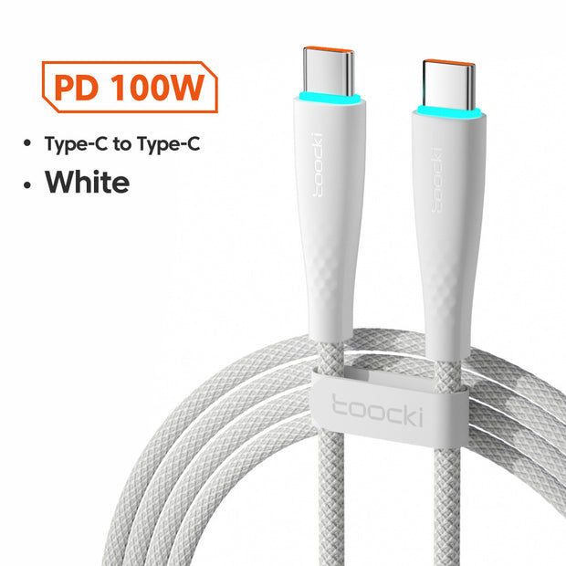 Cable USB tipo C, carga rápida