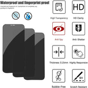 iPhone Privacy Screen Protector with HD clarity and anti-spy features for full device protection