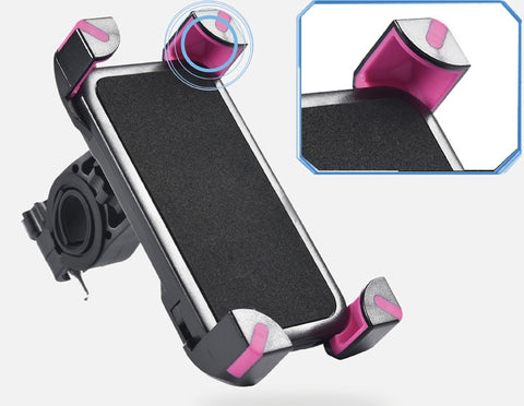Soporte para teléfono de bicicleta con marco fijo