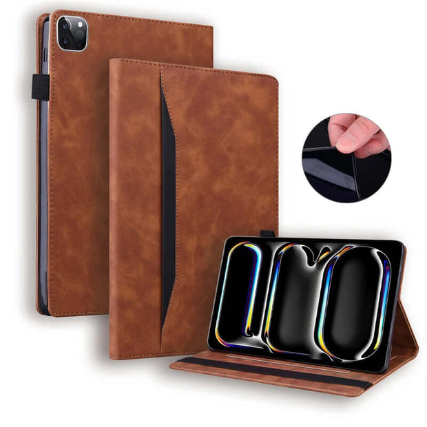 Leather iPad Case – Business Folio Protective Cover for iPad Pro with slim design and premium material.