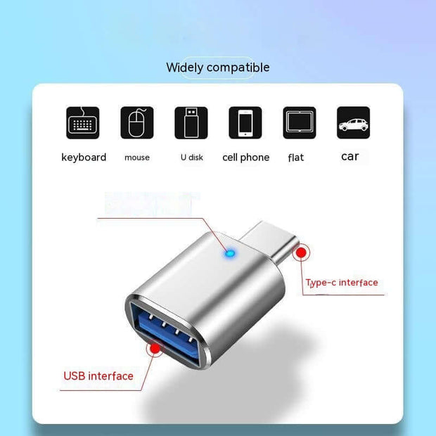 Adaptador USB tipo C a USB