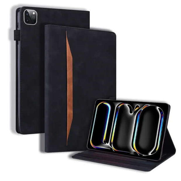 Leather iPad Case – Business Folio Protective Cover showcasing a sleek design and premium materials for iPad Pro.