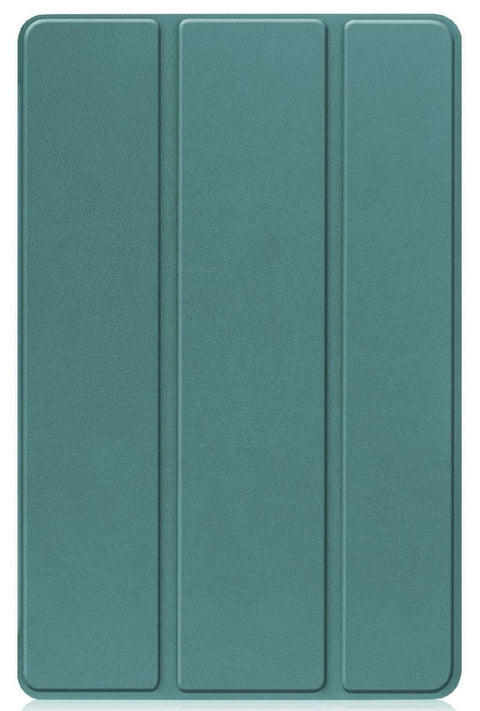 Leather iPad Case – Premium Solid Color Protective Cover in teal color, showcasing a sleek and elegant design.