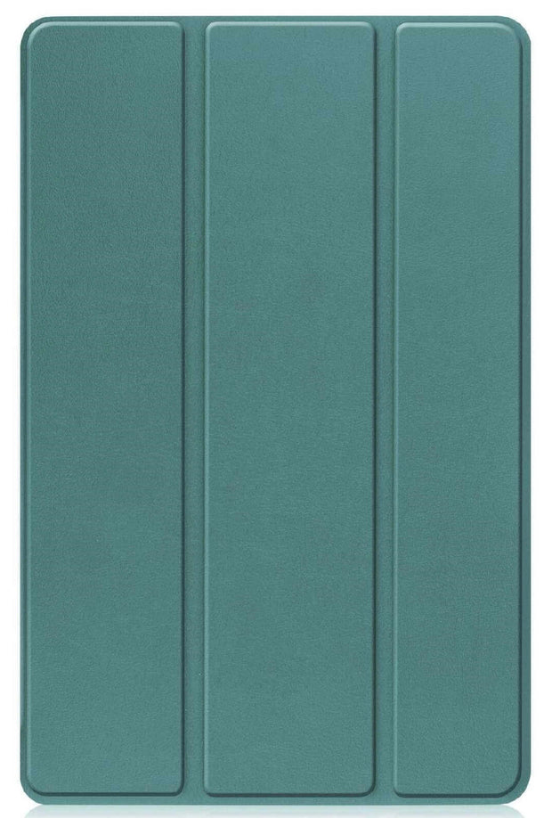 Leather iPad Case – Premium Solid Color Protective Cover in teal color, showcasing a sleek and elegant design.