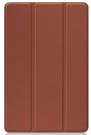 Leather iPad Case – Premium Solid Color Protective Cover in rich brown color, elegantly designed for durability.