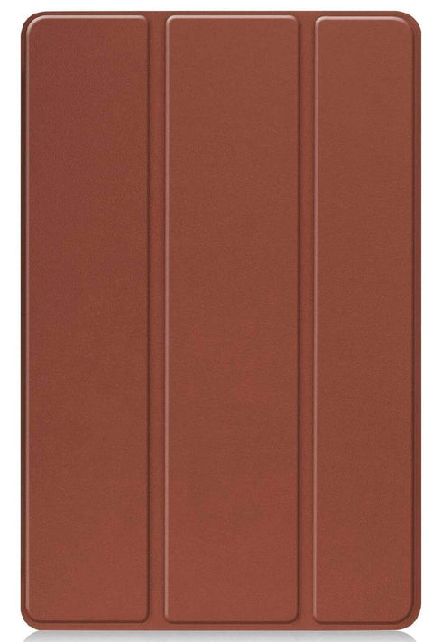 Leather iPad Case – Premium Solid Color Protective Cover in rich brown color, elegantly designed for durability.