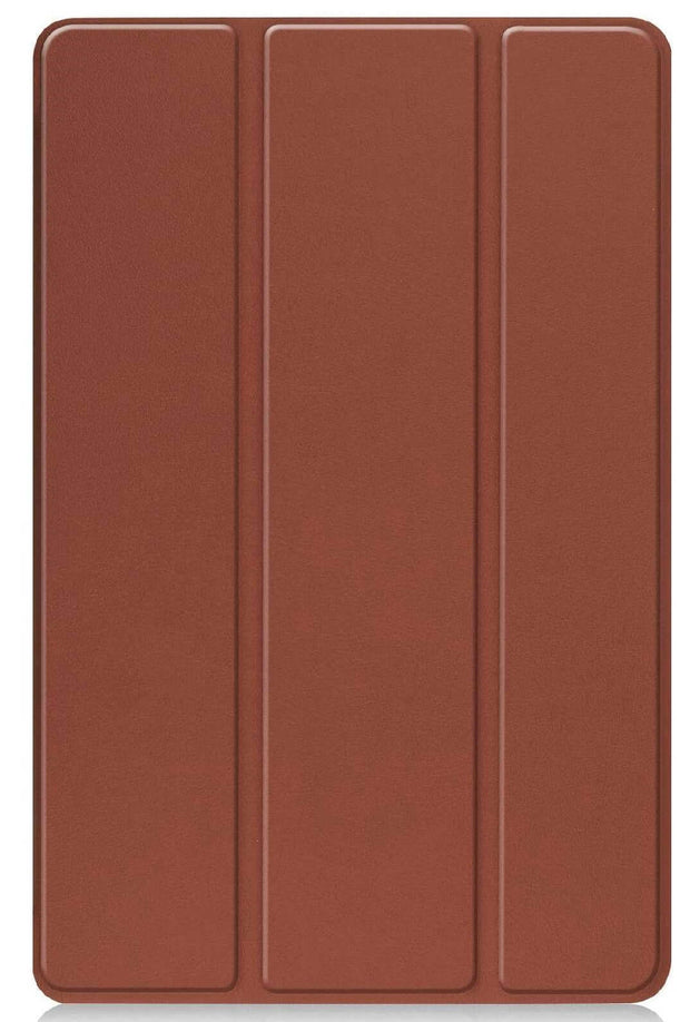 Leather iPad Case – Premium Solid Color Protective Cover in rich brown color, elegantly designed for durability.