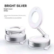 Magnetic Car Phone Holder with strong vacuum suction cup and multi-axis rotation for safe phone navigation.