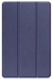 Leather iPad Case – Premium Solid Color Protective Cover in dark blue with sleek design.