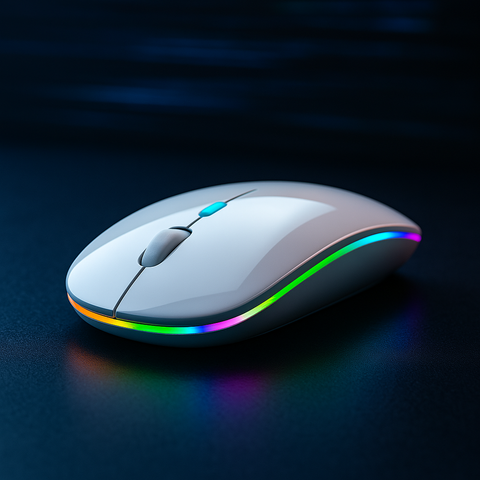 Ratón inalámbrico ultrafino y luminoso