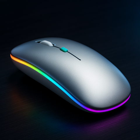 Ratón inalámbrico ultrafino y luminoso