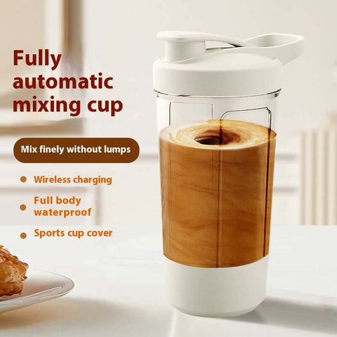 Shaker Électrique USB 450ml – Protéines, Café & Pré-Workout