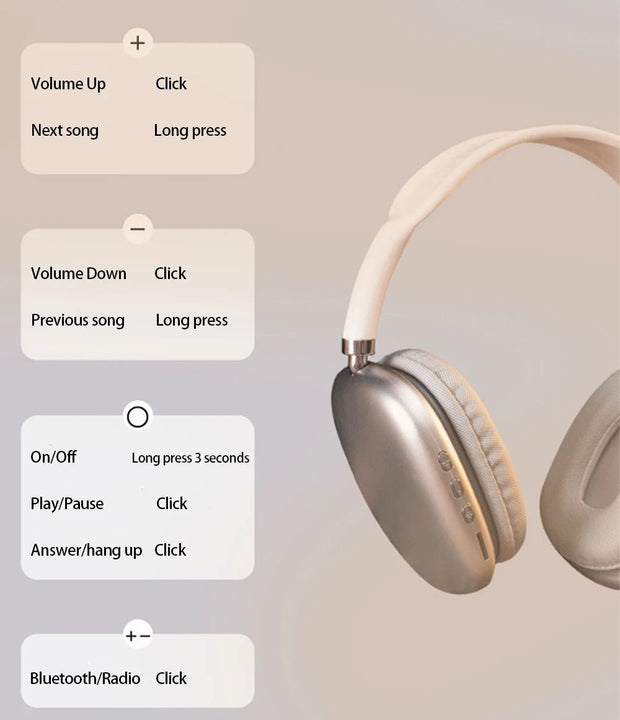 Casque sans fil P9 Pro - WorldElectronic