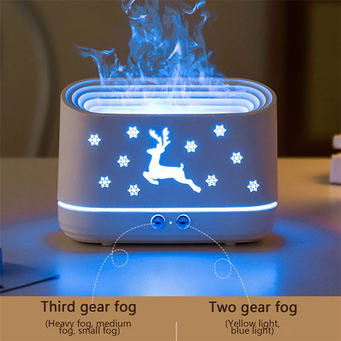 Elk Flame Diffuser Lamp Humidifier