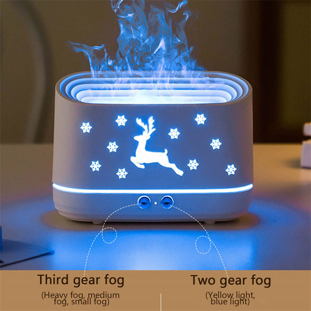 Elk Flame Diffuser Lamp Humidifier
