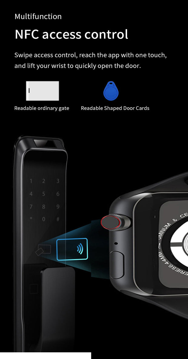 Smartwatch con llamadas Bluetooth y cargador inalámbrico NFC