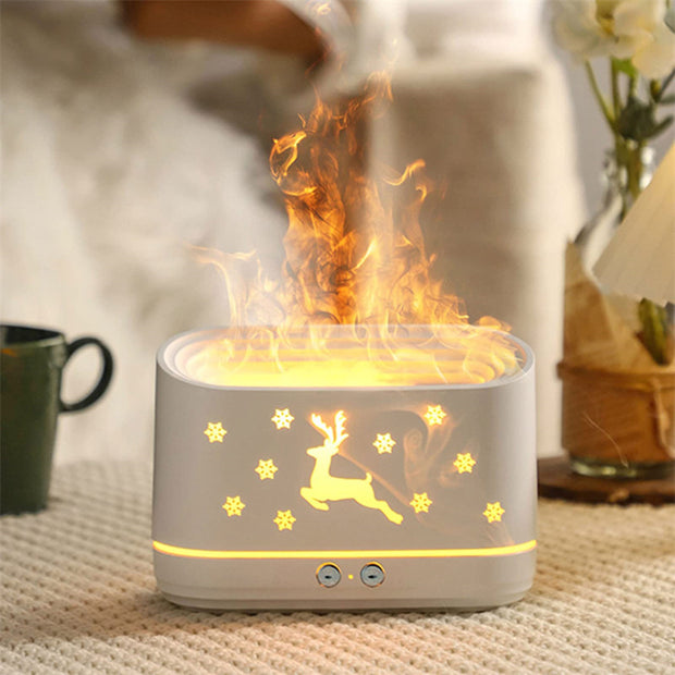 Elk Flame Diffuser Lamp Humidifier
