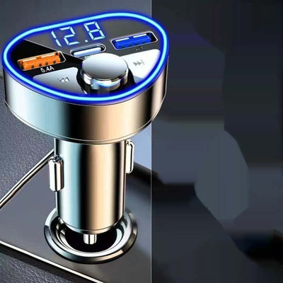 Receptor Bluetooth para coche, reproductor y cargador de móvil