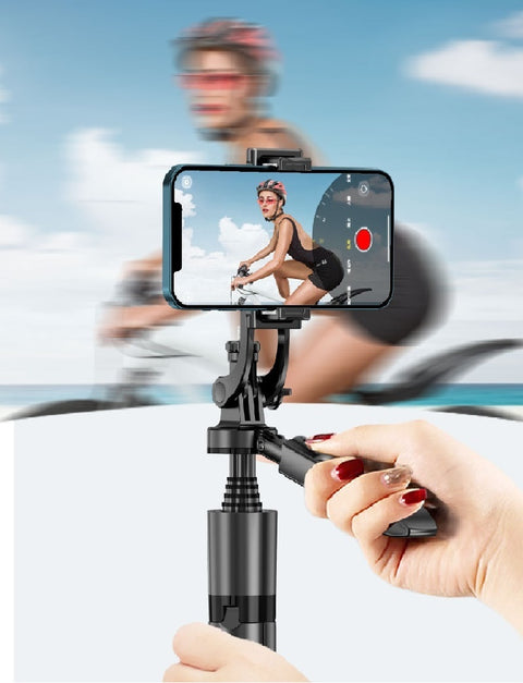 Gimbal inteligente de 360° con seguimiento facial automático, estabilizador para video, vlogs y transmisión en vivo, trípode