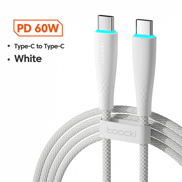 Cable USB tipo C, carga rápida