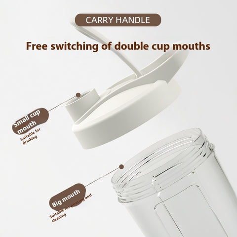 Mezclador eléctrico de proteína en polvo de 350 ml, agitador automático