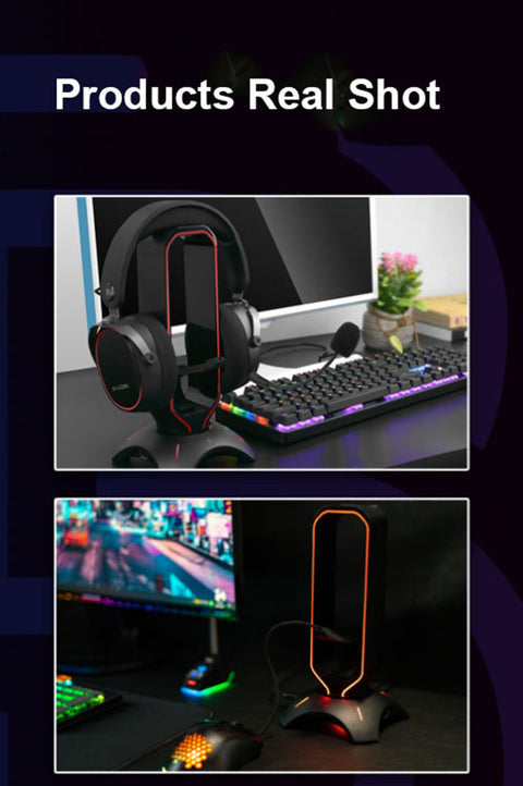 Soporte para auriculares para juegos