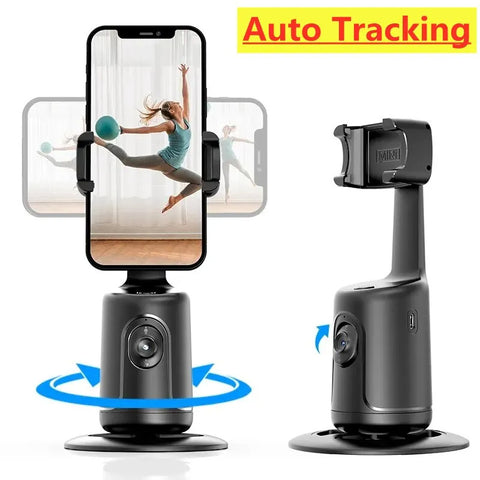 Gimbal inteligente de 360° con seguimiento facial automático, estabilizador para video, vlogs y transmisión en vivo, trípode