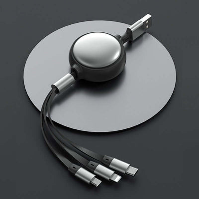 Câble USB 3 en 1 rétractable - WorldElectronic