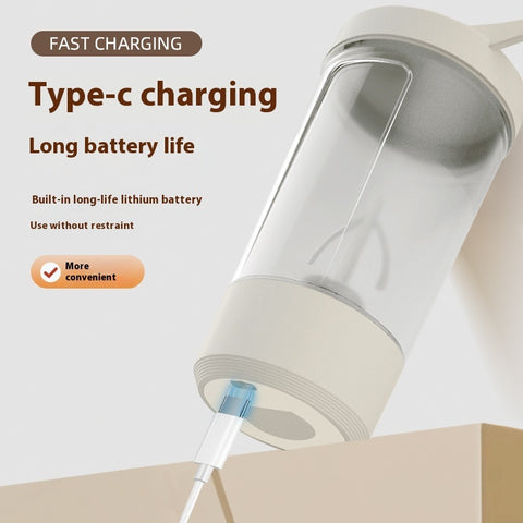 Mezclador eléctrico de proteína en polvo de 350 ml, agitador automático