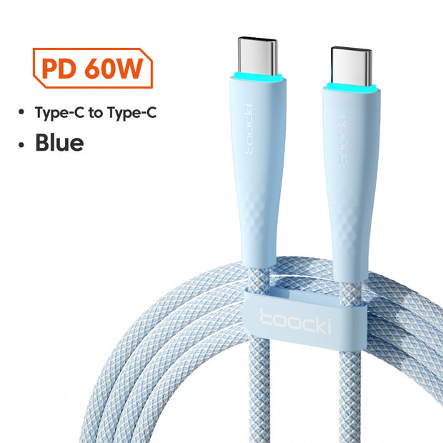 Cable USB tipo C, carga rápida